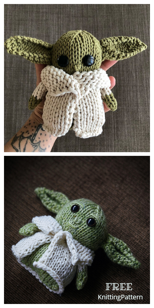 Amigurumi Baby Yoda Free Knitting Patterns Knitting Pattern