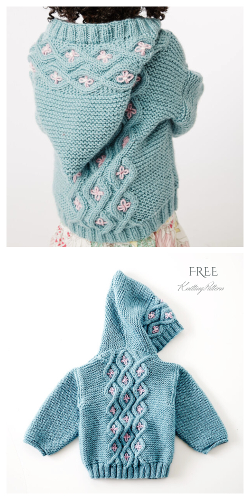 Knit Baby Cable Cardigan Free Knitting Patterns Knitting Pattern
