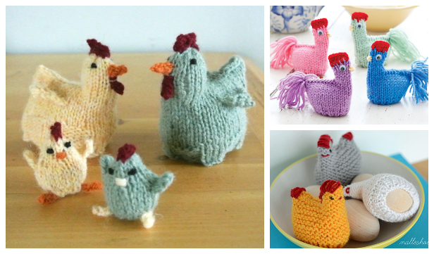 Knit Easter Chicks Egg Cozy Free Knitting Patterns ...