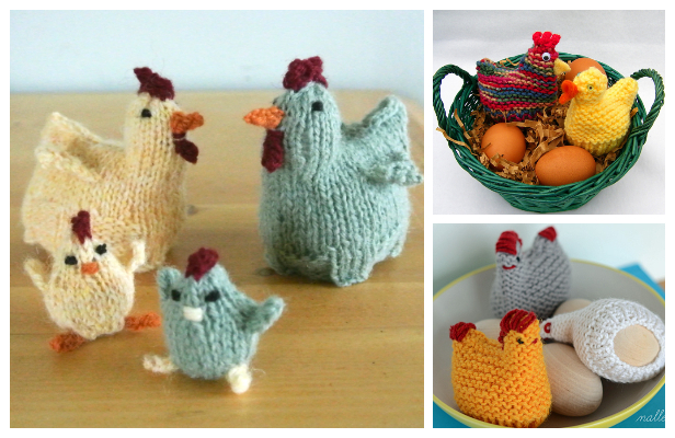 Knit Easter Chicks Egg Cozy Free Knitting Patterns ...