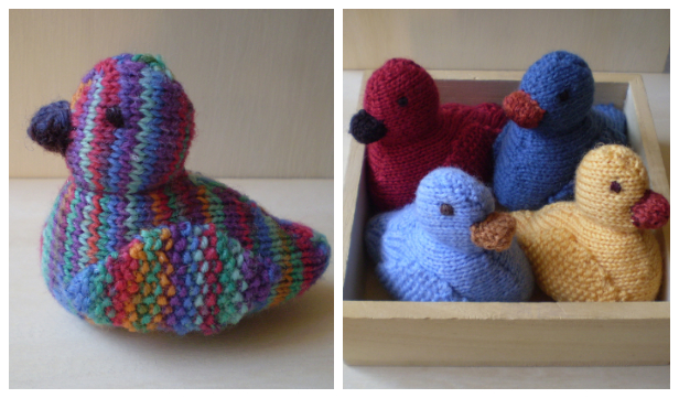 Amigurumi Ducks Free Knitting Pattern Knitting Pattern