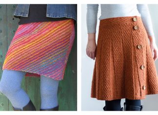 Easy Knit Women Skirt Free Knitting Patterns