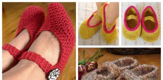 Knit Adult Mary Jane Slippers Free Knitting Patterns