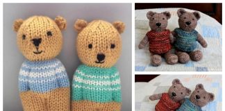 Knit Little Toy Teddy Bear Free Knitting Patterns