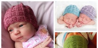 Knit Seventh Baby Beanie Hat Free Knitting Pattern