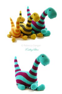 Knit Toy Dinosaur Free Knitting Patterns & Paid - Knitting Pattern