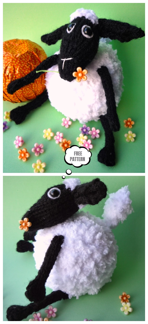 Knit Toy Lamb Free Knitting Patterns