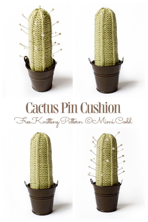 Cactus Pin Cushion Free Knitting Patterns