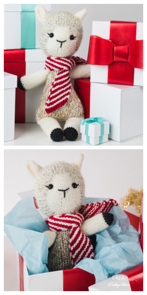 Amigurumi Toy Alpaca Free Knitting Pattern