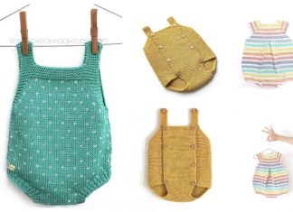 Knit Baby Romper Free Knitting Patterns