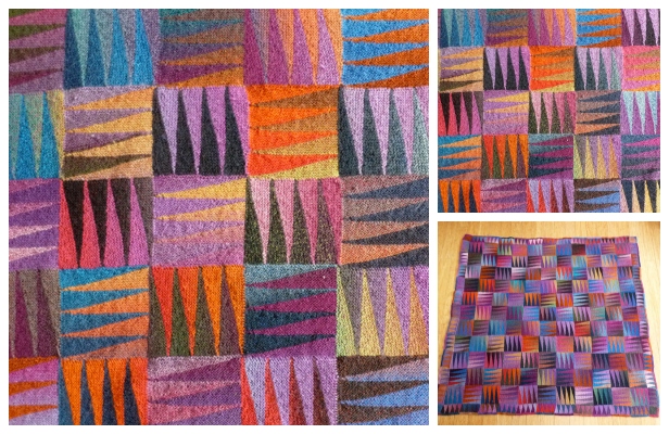 Knit Happy Blanket Free Knitting Pattern