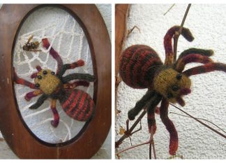 Halloween Knit Toy Spider Free Knitting Pattern