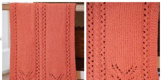 Knit Lace Edged Hand Towel Free Knitting Pattern