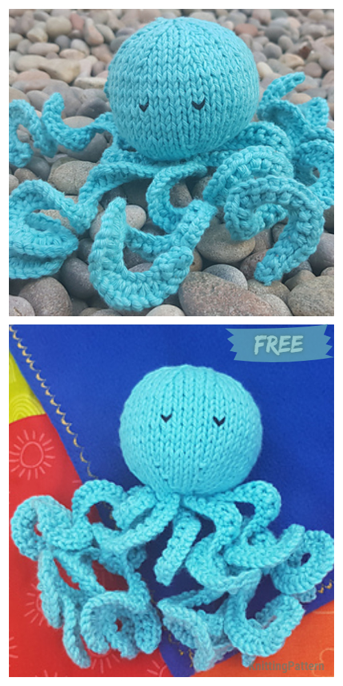 Knit Premiere Octopus Toy Free Knitting Pattern