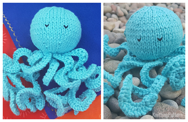 Knit Octopus Toy Free Knitting Pattern - Knitting Pattern