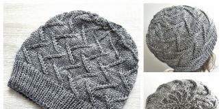 Knit Irma Beanie Hat Free Knitting Pattern