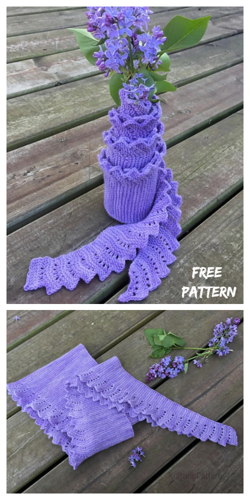 Easy Knit Workday Scarf Garter Stitch Scarf Free Knitting Patterns
