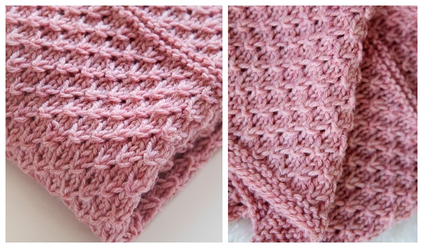 Knit Drops of Love Baby Blanket Free Knitting Pattern - Knitting Pattern