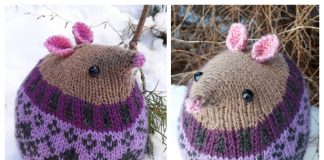 Knit Fairisle Mouse Toy Free Knitting Patterns