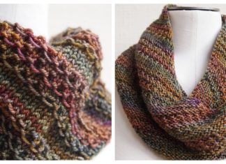 Knit That Nice Stitch Cowl Free Knitting Pattern