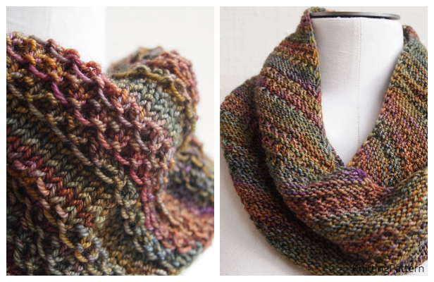 Knit That Nice Stitch Cowl Free Knitting Pattern