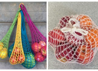 Knit Weightless Produce Bag Free Knitting Pattern
