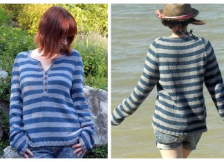 Knit Driftwood Pullover Sweater Free Knitting Pattern