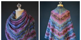 Knit Juniper Berry Lace Shawl Free Knitting Pattern