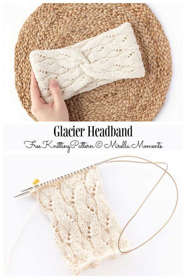 Glacier Headband Free Knitting Patterns