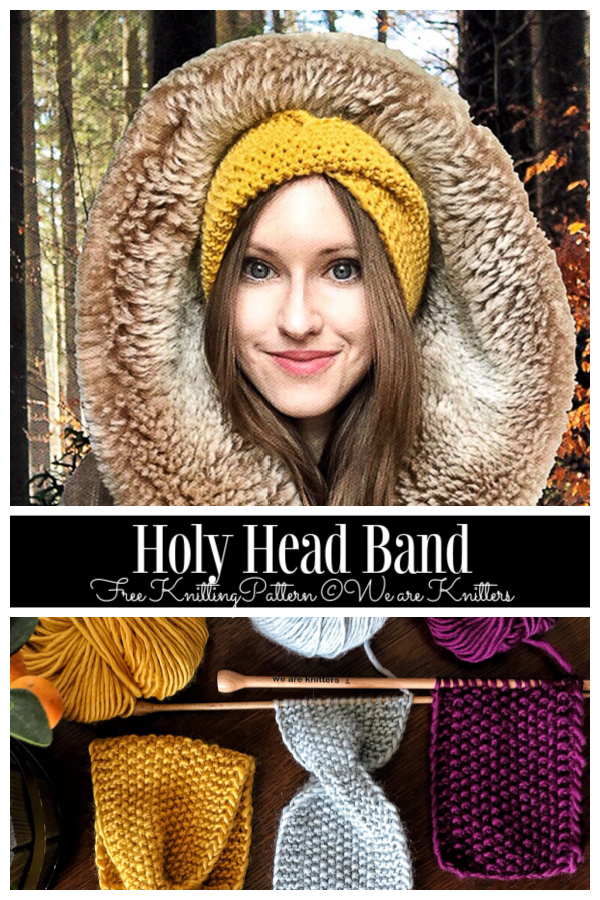 Twist Holy Head Band Free Knitting Pattern