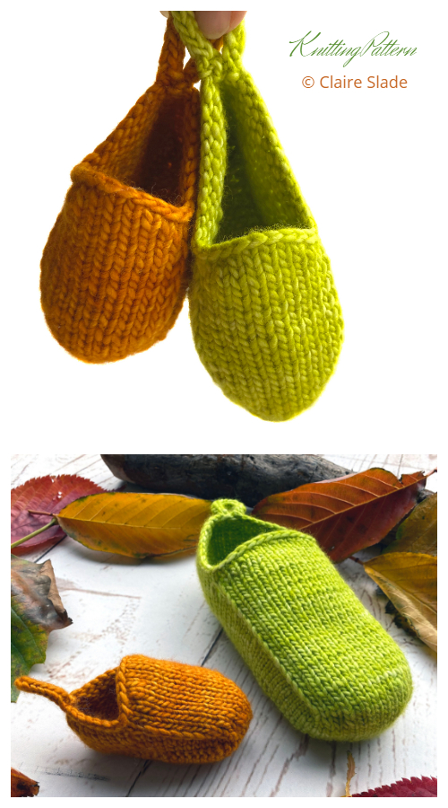 Wee Woodland Loafers Knitting Patterns
