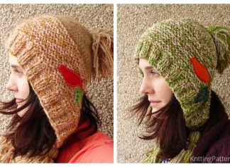 Knit Capucine Hat Free Knitting Pattern