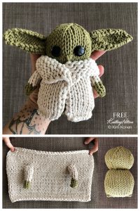 5 Amigurumi Baby Yoda Free Knitting Patterns - Knitting Pattern