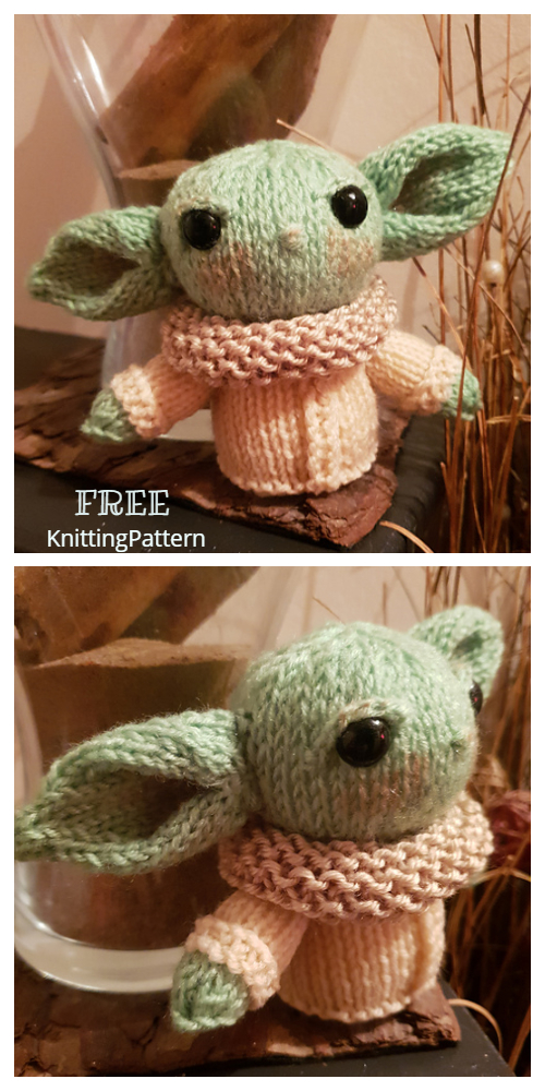 Amigurumi Baby Yoda Free Knitting Patterns Knitting Pattern