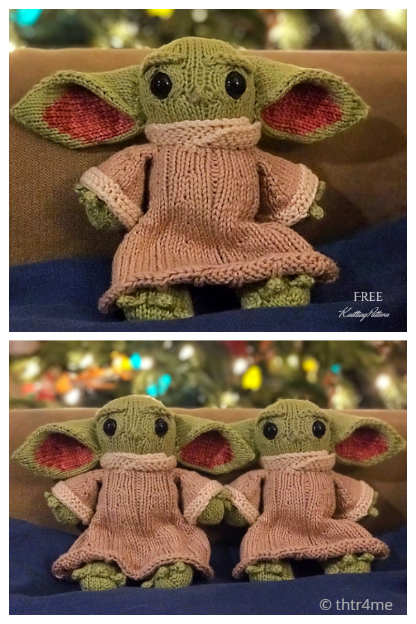 Amigurumi The Child Baby Yoda Free Knitting Patterns