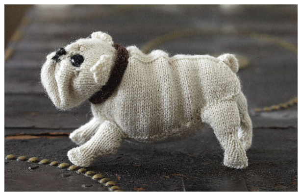 Amigurumi English Bulldog Free Knitting Pattern Knitting