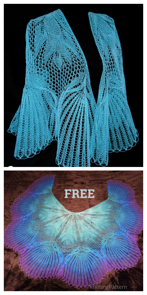 Cabled Doily Lace Shawl Free Knitting Pattern