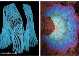 Cabled Doily Lace Shawl Free Knitting Pattern