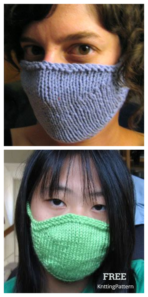 10 Knit Face Mask Free Knitting Patterns And Paid Knitting Pattern