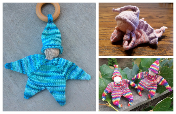 Knit Knubbelchen Doll Baby Lovey Free Knitting Patterns