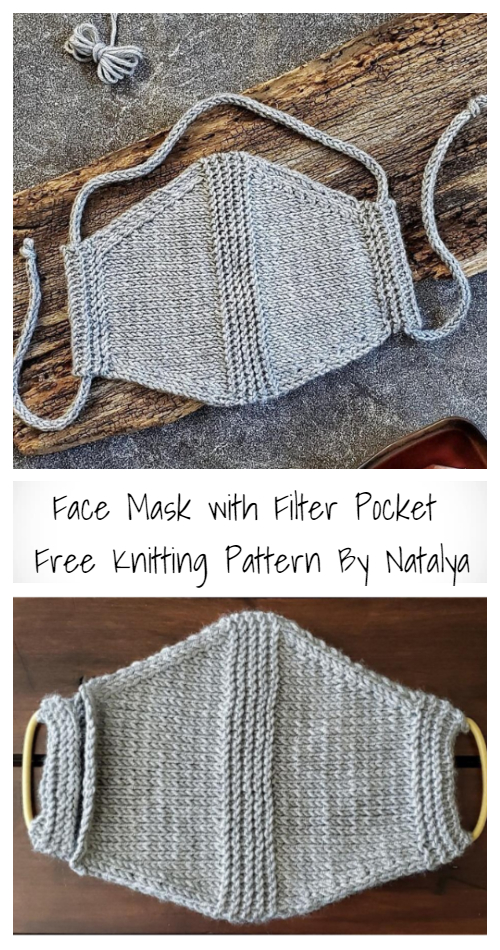 10 Knit Face Mask Free Knitting Patterns And Paid Knitting Pattern