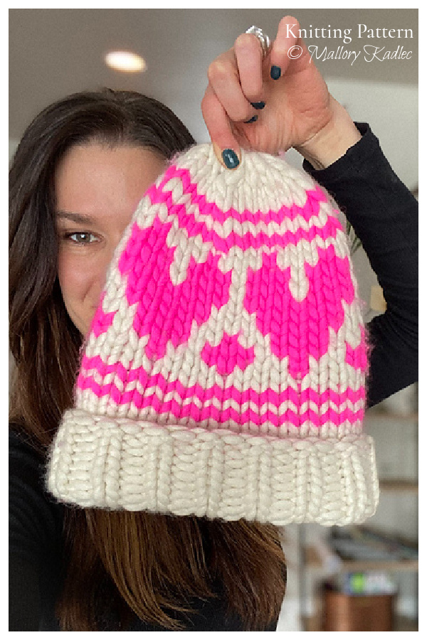 A Thing Called Love Heart Hat Free Knitting Pattern