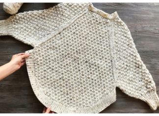 Great Curves Poncho Free Knitting Pattern