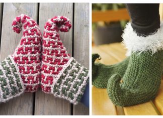 Knit Elf Slippers Free Knitting Patterns