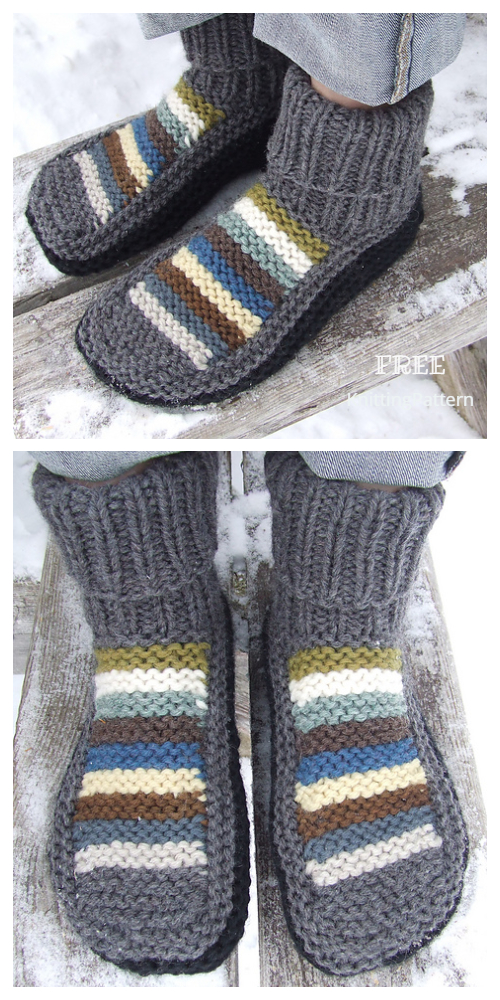 Knit Nola's Slippers Free Knitting Pattern