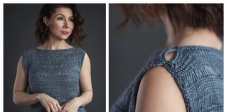Cumulus Tee Top Free Knitting Pattern - Limited Time