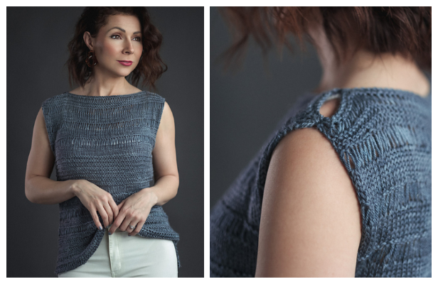 Cumulus Tee Top Free Knitting Pattern - Limited Time