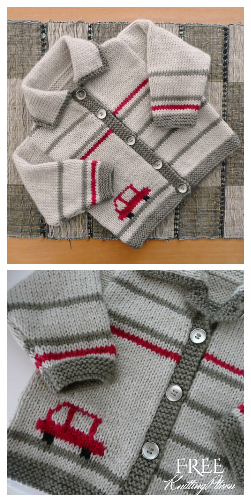 Jill Baby Cardigan Free Knitting Pattern