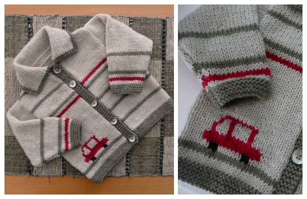 Jill Baby Cardigan Free Knitting Pattern