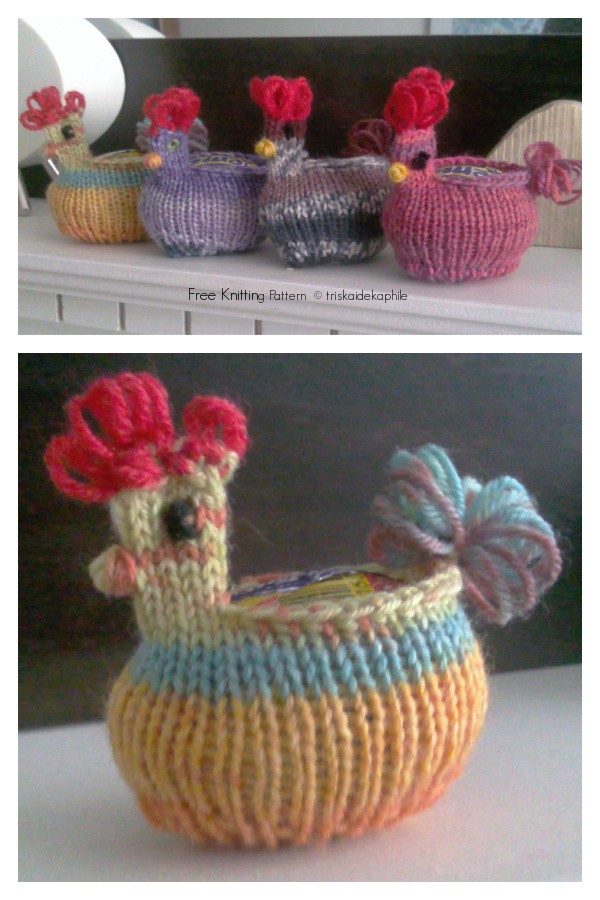 Knit Easter Chick Egg Cozy Free Knitting Patterns